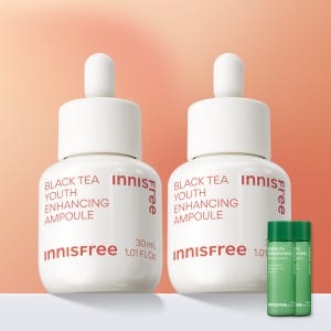 이니스프리 블랙티 유스 인핸싱 앰플 30ml, 2개 솔직 후기 | 피부 타입별 분석 - 상품 이미지 1