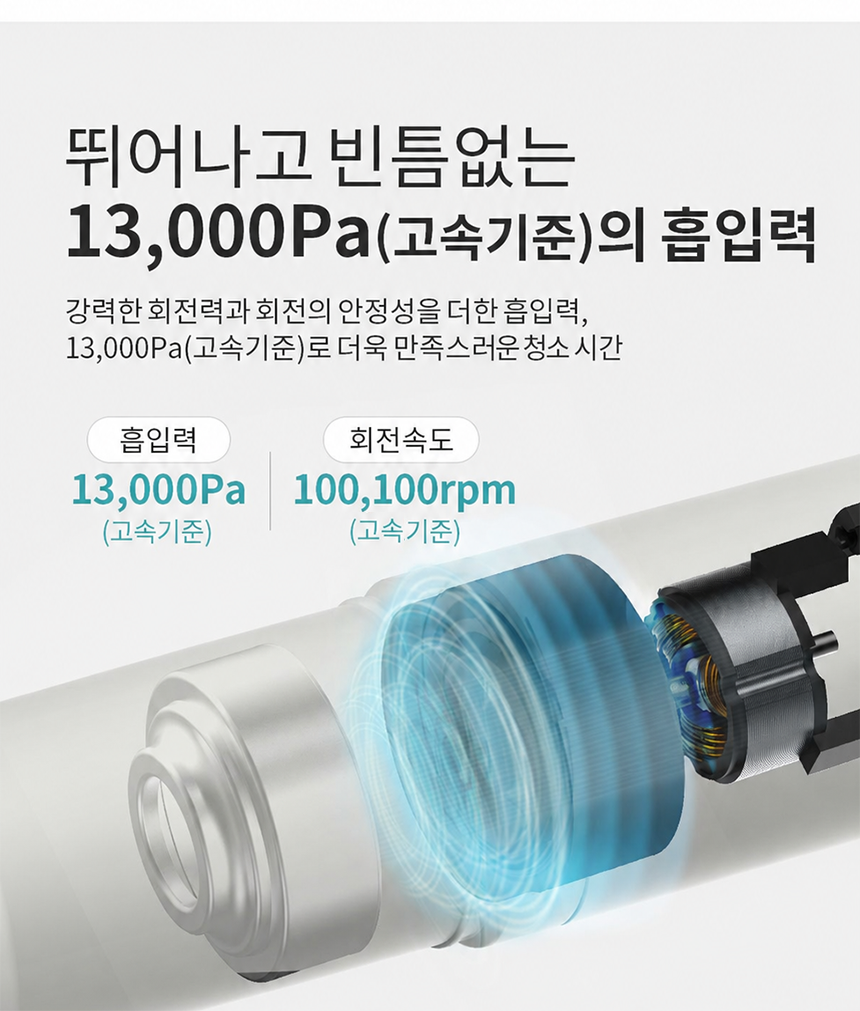오아 파워클린 미니 휴대용 원룸 무선 진공청소기 상세 이미지 7