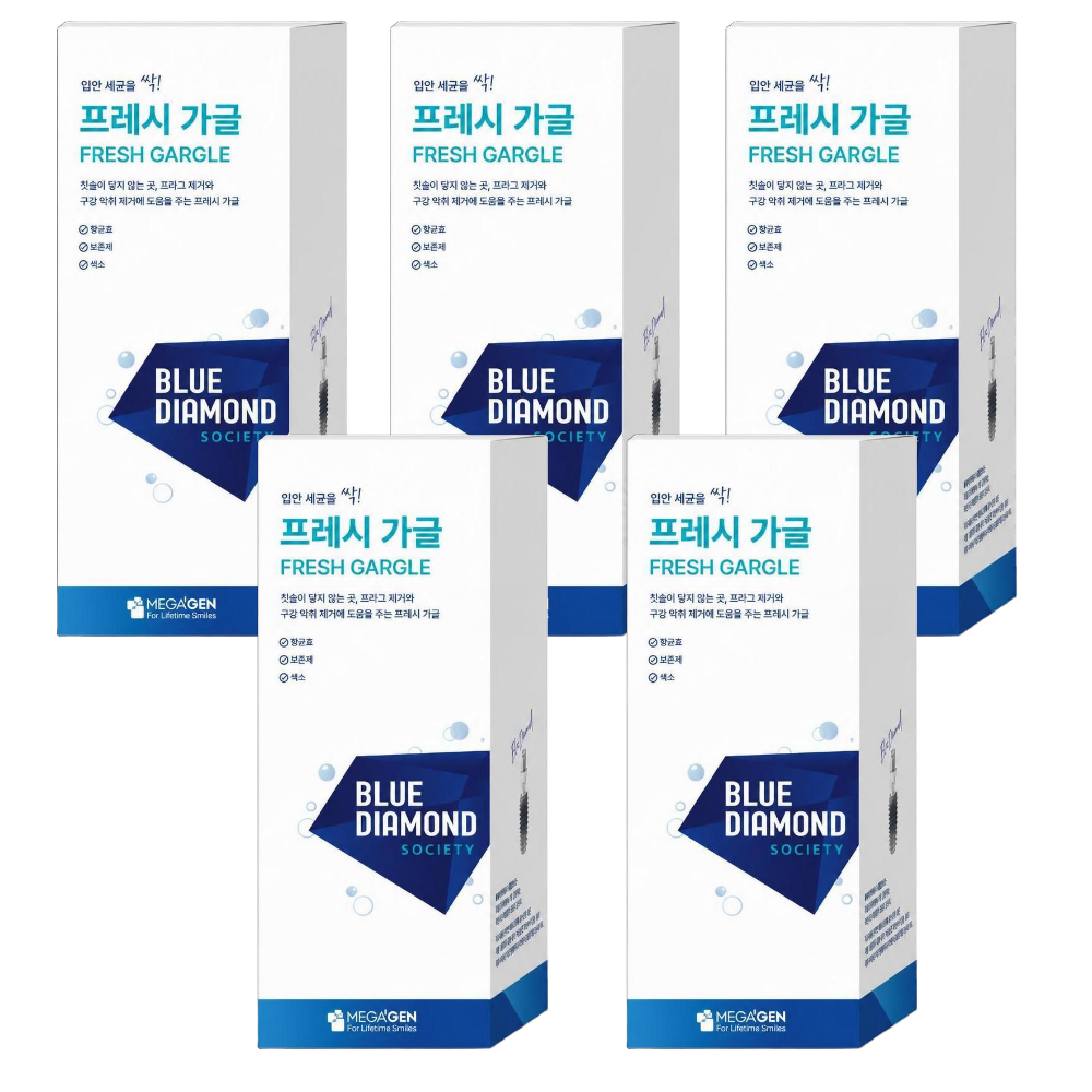 메가젠 오프리케어 닥터 프레시 가글 300ml, 5개 - 상품 이미지