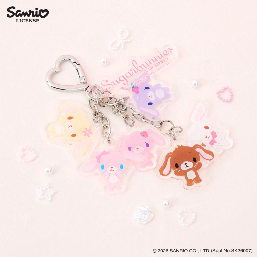 Sugar Bunny Acrylic Keychains