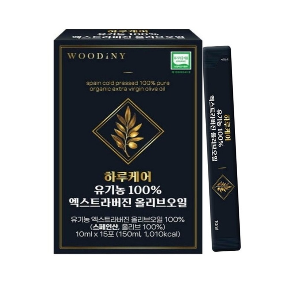 우디니 유기농 100 엑스트라버진 올리브유 10mlx15포 공복용 스틱 - 상품 이미지