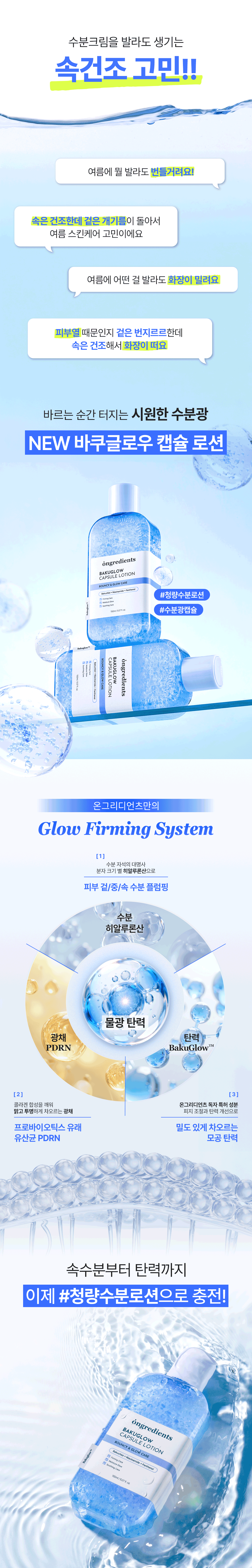 ONGREDIENTS Bakuglow Capsule Lotion - description 1