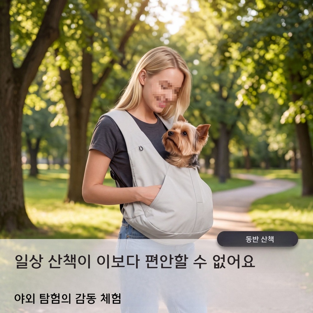 반려동물 백팩 대용량 외출가방 강아지 고양이 통기성 올리브그린 - 상세 이미지 4