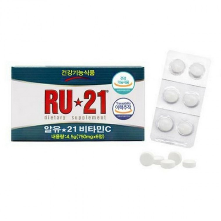 알유21 RU21 6정 비타민C - 상품 이미지