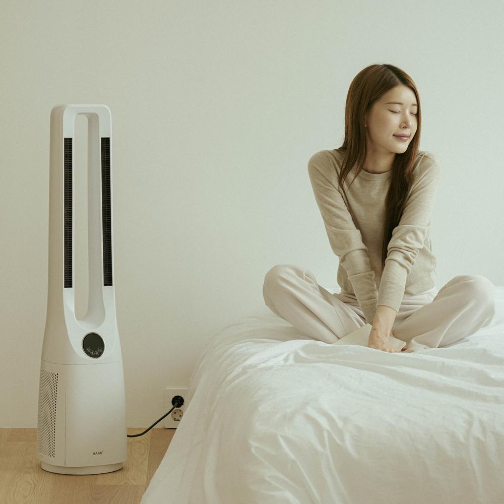 한경희 날개없는온풍기 PTC히터 인테리어 타워형전기히터 이미지 8