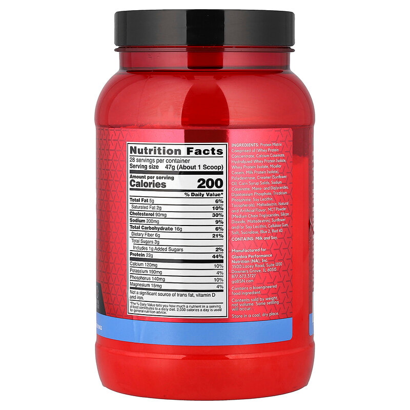 BSN Syntha-6 프로틴 파우더 드링크 믹스 블루베리 팬케이크 1320g, 1개 - 상세 이미지 2