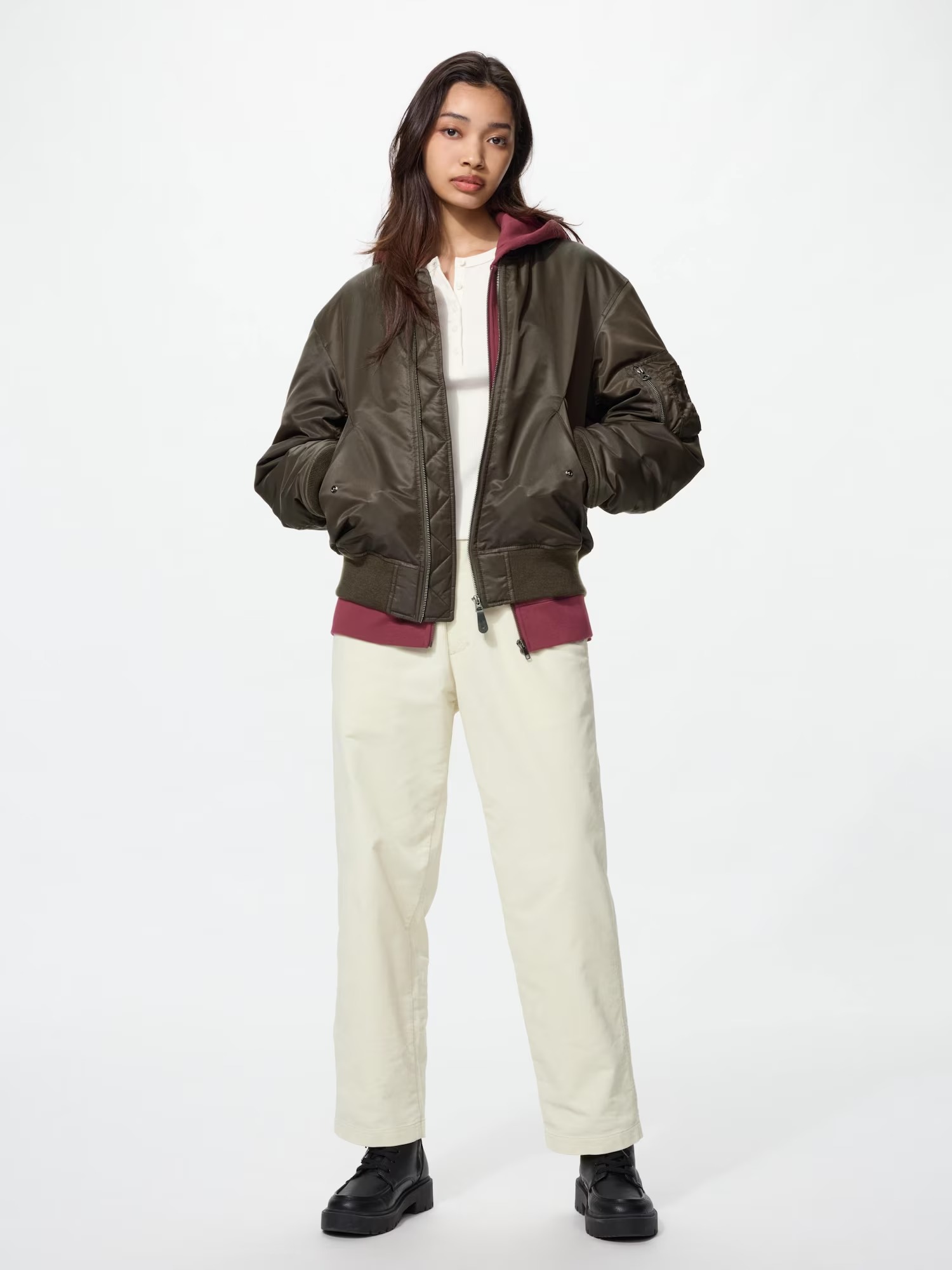유니클로 코듀로이 이지 앵클 팬츠 26FW 남성 긴바지 - 상세 이미지 4