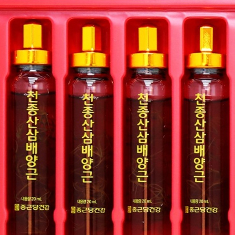 종근당 천종산삼배양근 20ml x 30병 선물용 건강식품 보조식품 영양제 - 상품 이미지