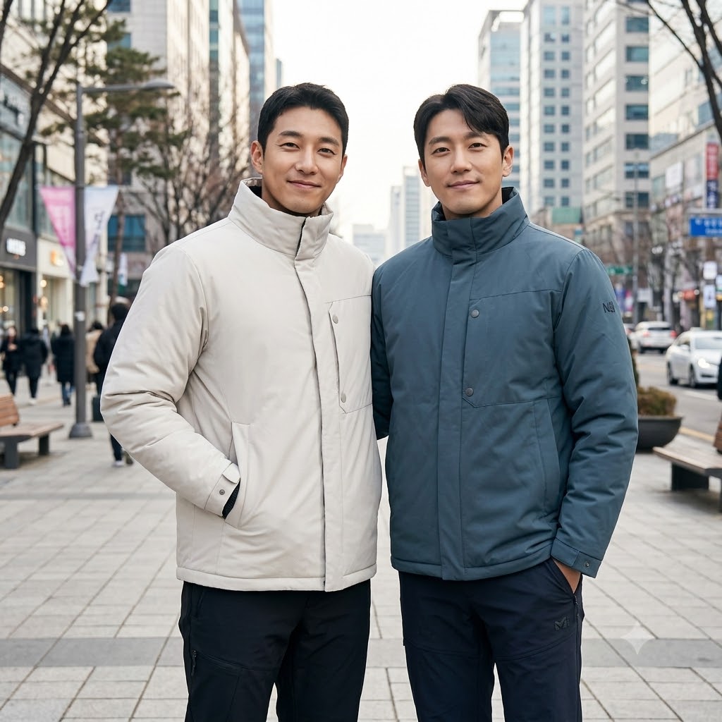MILLET 밀레 남성 아웃도어 겨울 경량 튜브소재 구스다운 패딩점퍼 - 상세 이미지 2