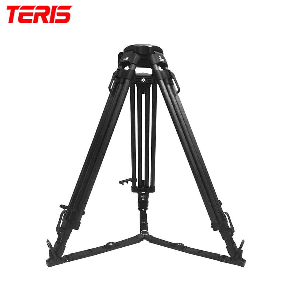 TERIS TS-227CF 카본 비디오 삼각대 70kg 단품 헤드 미포함