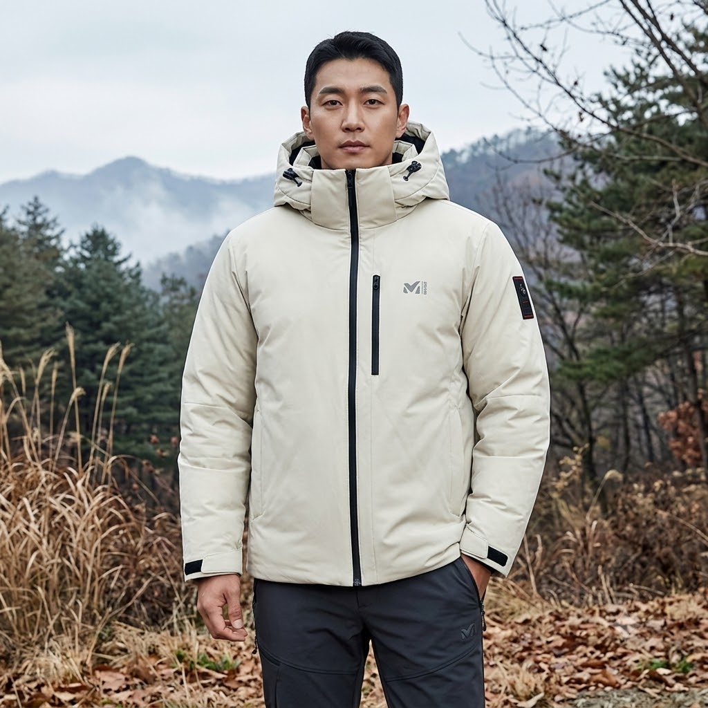 MILLET 밀레아웃도어 남성 겨울 발열안감 헤비 구스다운 패딩점퍼 - 상세 이미지 2