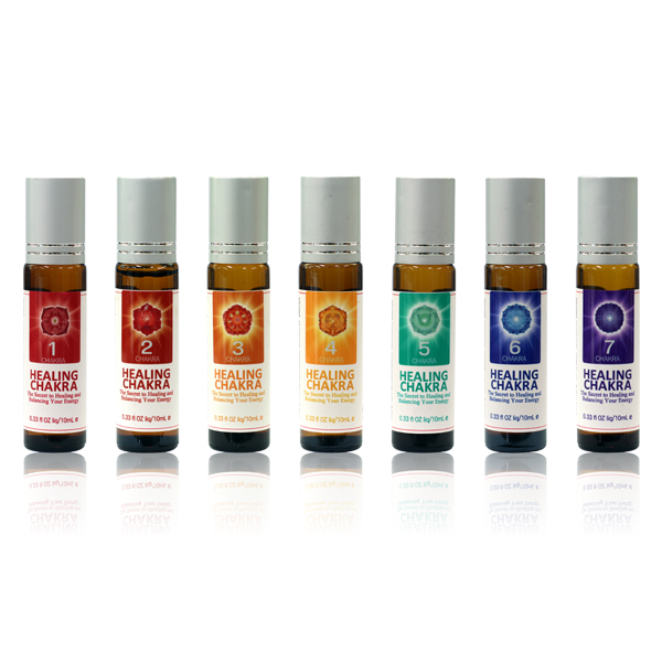 힐링차크라 에센셜오일 7종세트 롤온타입 (10ml) - 상품 이미지