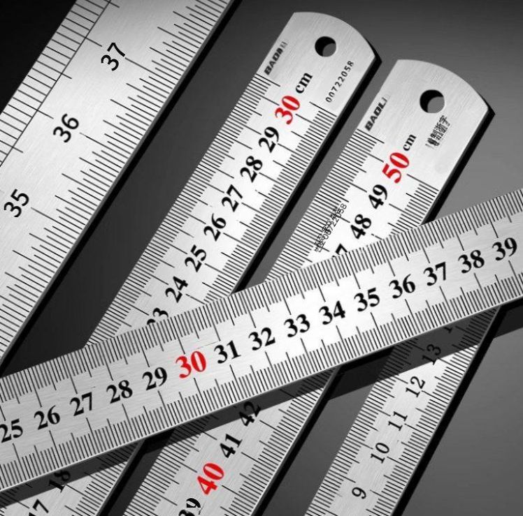 쇠자 스텐자 철자 테이프커터기 디스플레이 입간판 재단자 표지 컷팅자 1.5m양면 - 상품 이미지