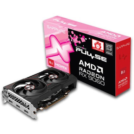 SAPPHIRE 라데온 RX 9060 PULSE OC D6 8GB