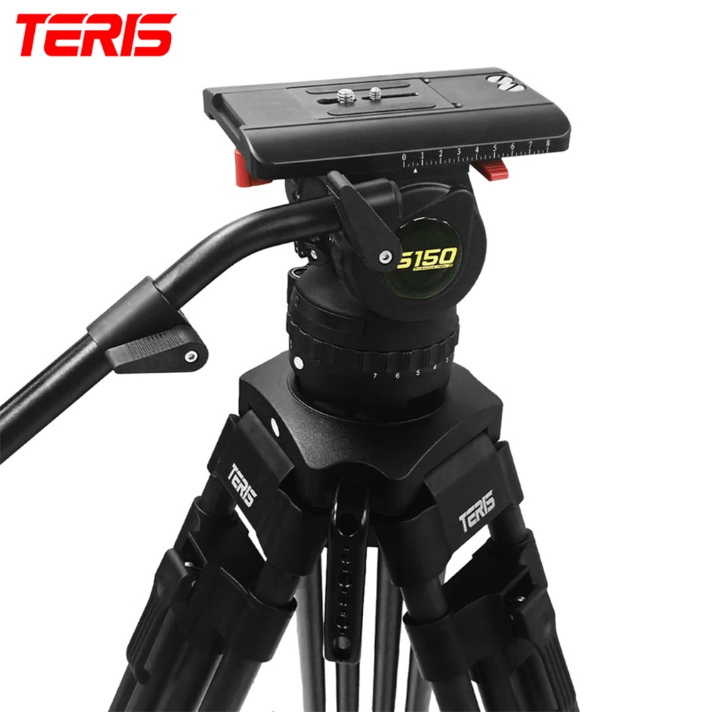 TERIS TS-22720CF 카본 비디오 삼각대 헤드 키트 헤드하중 20kg
