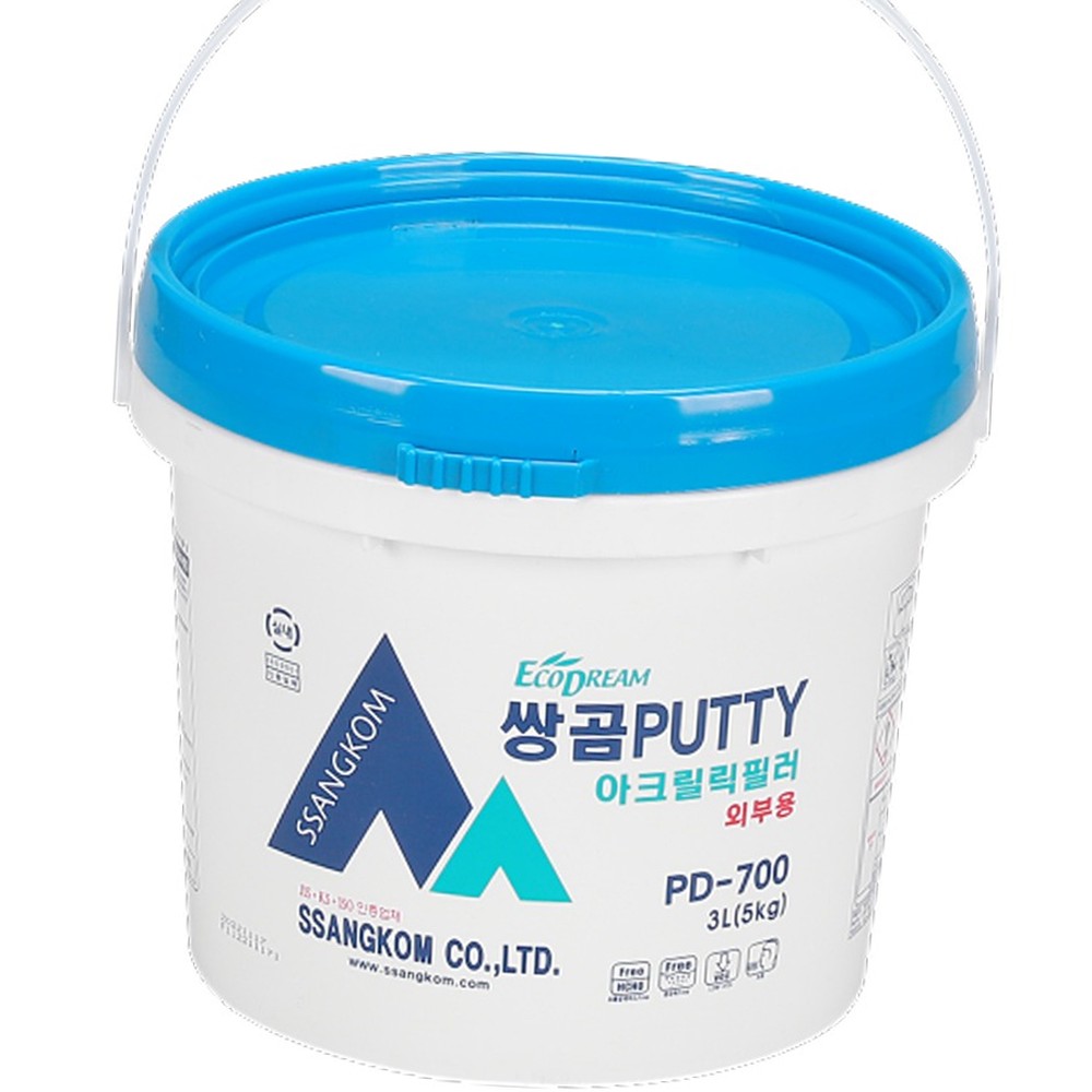 아크릴릭틈새메움퍼티 수성바탕처리빠데 내외부용크랙보수핸디코트 건축용건축자재충진제 5Kg - 상품 이미지