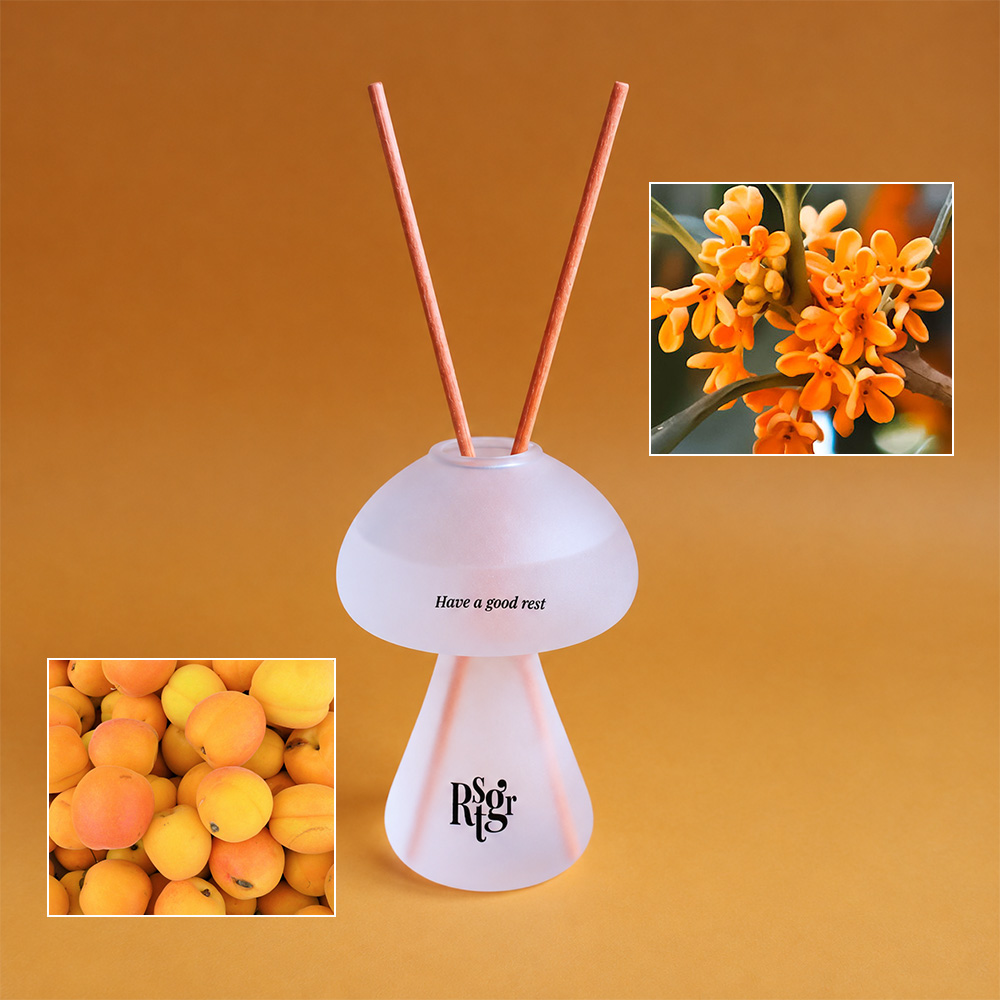 레스팅거 머쉬룸 오브제 디퓨저 집들이 백화점 선물 방향제 달빛 금목서, 260ml, 1개 - 상품 이미지
