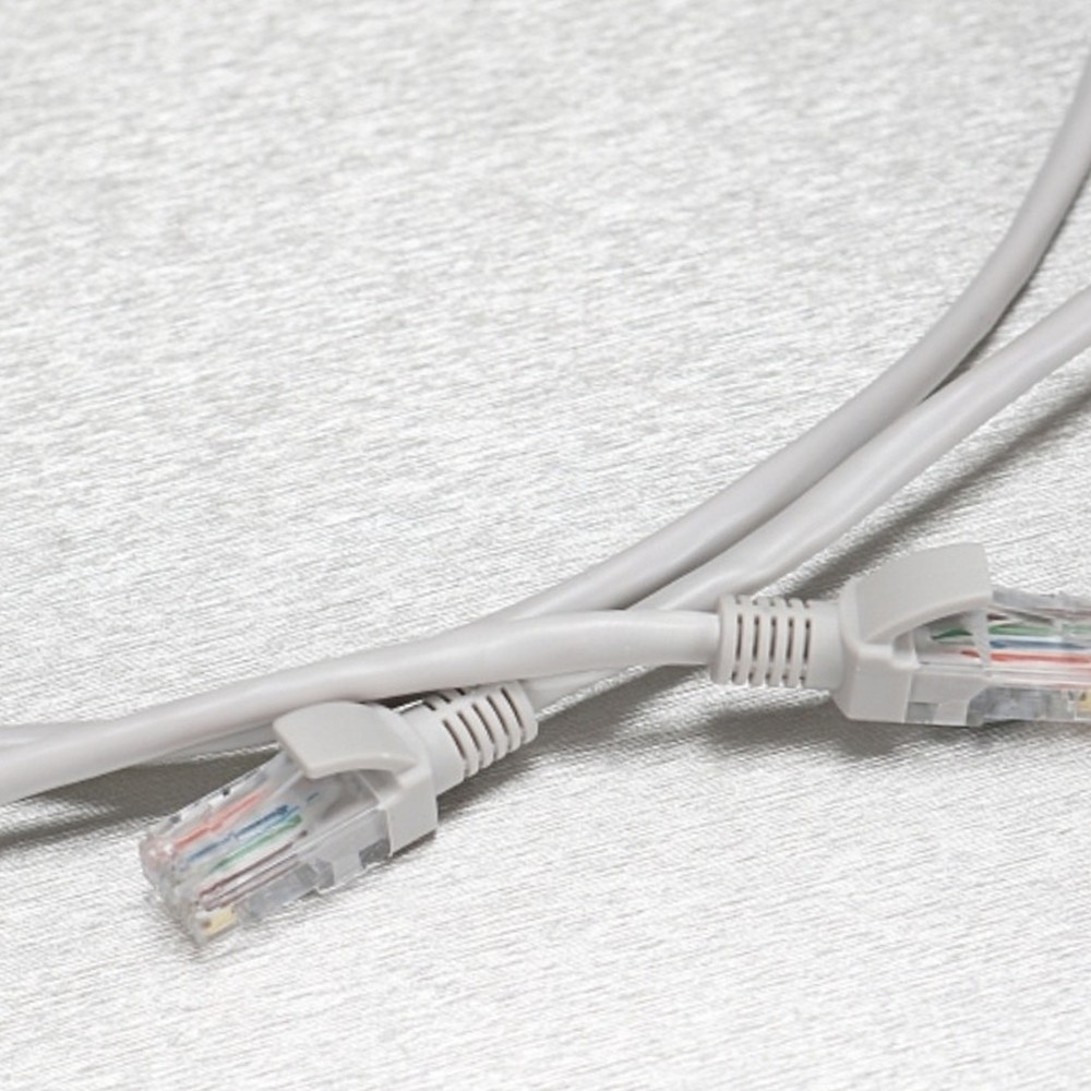 슬림형통신배선랜케이블 CAT5E네트워크연결랜선 회색인터넷설치인터넷선 고속전송 30M - 상품 이미지