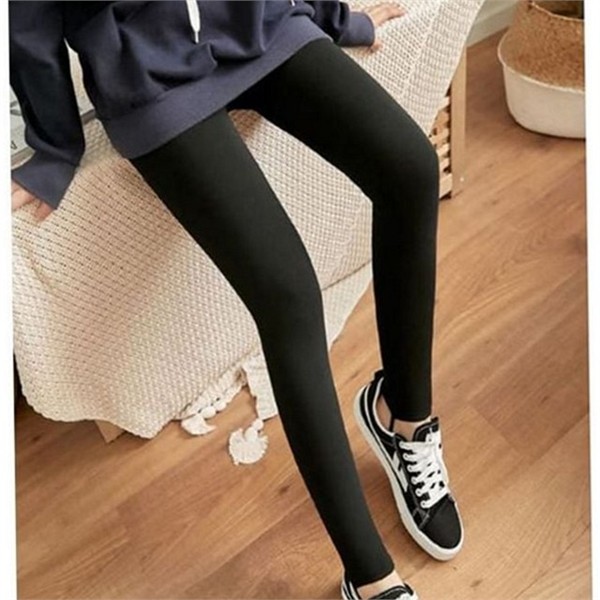 융털 여성 레깅스 따뜻한 레깅스 기모 겨울 무발 - 상품 이미지