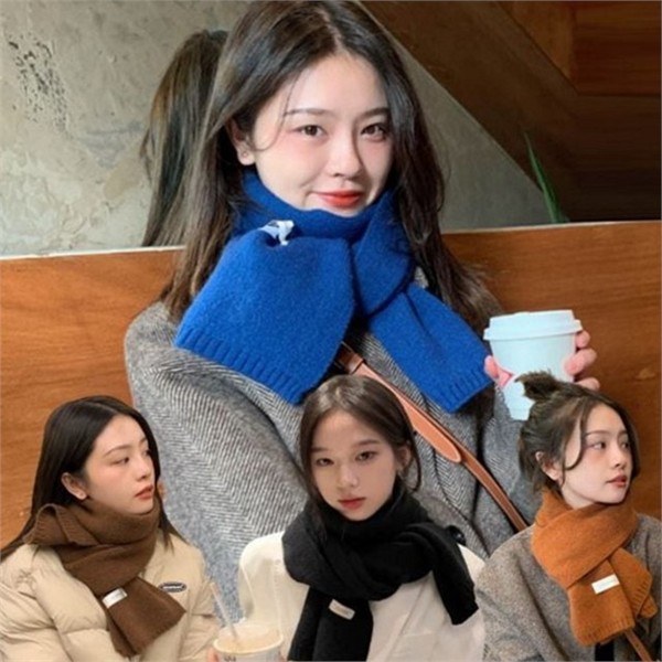 캐시미어 여성 머플러 부드러운 목도리 데일리 겨울 포근한 - 상세 이미지 2
