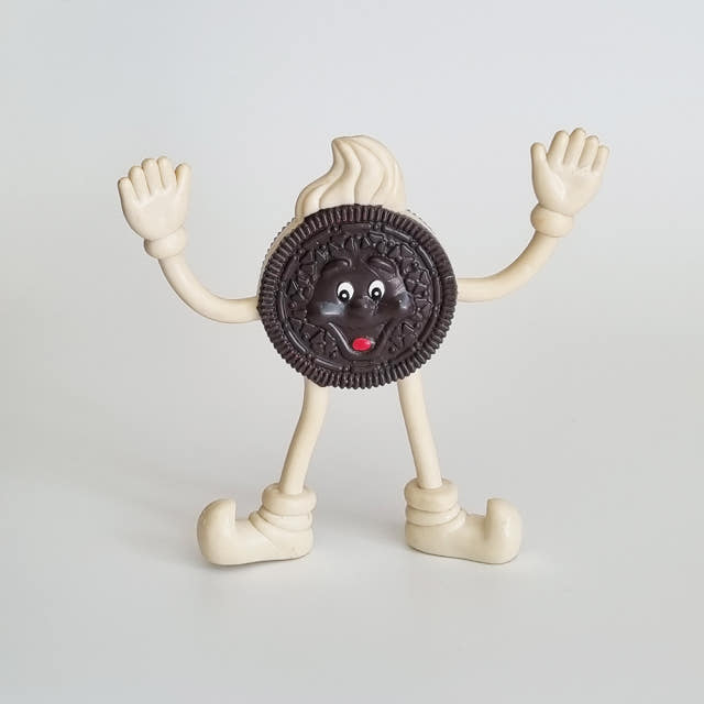 1991 Nabisco Oreo Cookie Man Bendable Vintage Figure