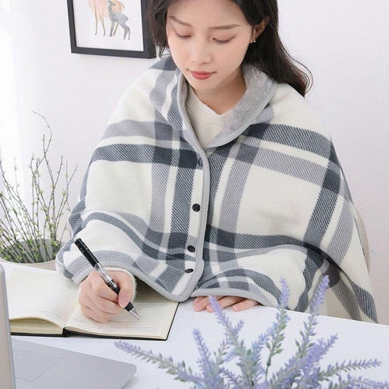 활용도 좋은 부드러운 숄 겸용 무릎 담요 낮잠이불 겨울 캠피용 극사세 포근한