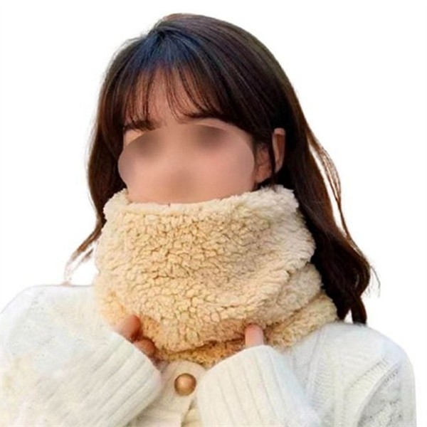 소프트 겨울 넥 워머 캐주얼 방한 넥 워머 폴리에스테르 스카프 - 상품 이미지
