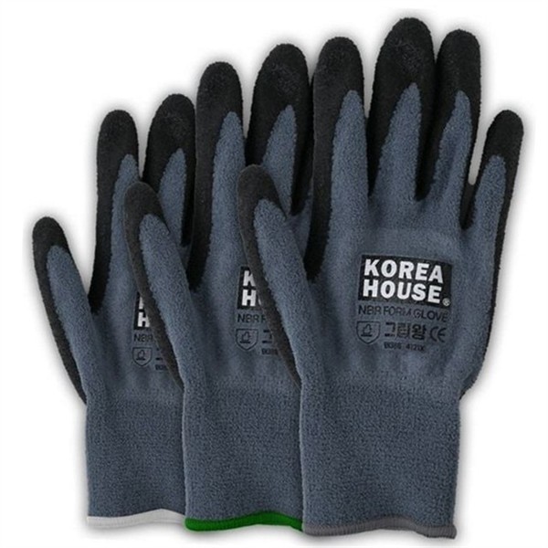 도톰한 겨울 작업 장갑 10켤레 방한 스마트폰 터치 장갑 - 상세 이미지 2