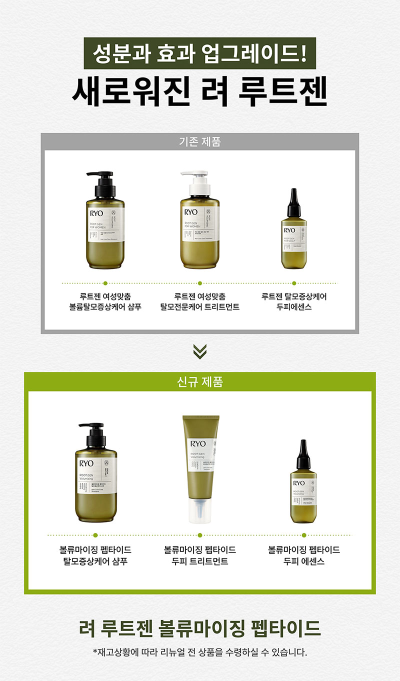 RYO Root:Gen Women's Hair Loss Care Shampoo - description 1
