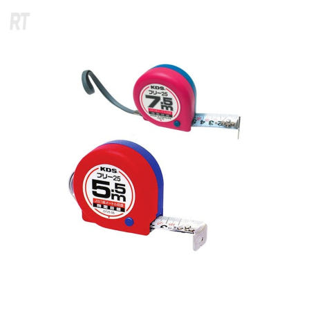 RT공구 KDS 줄자 F25 25mm 5.5m 7.5m 현장줄자