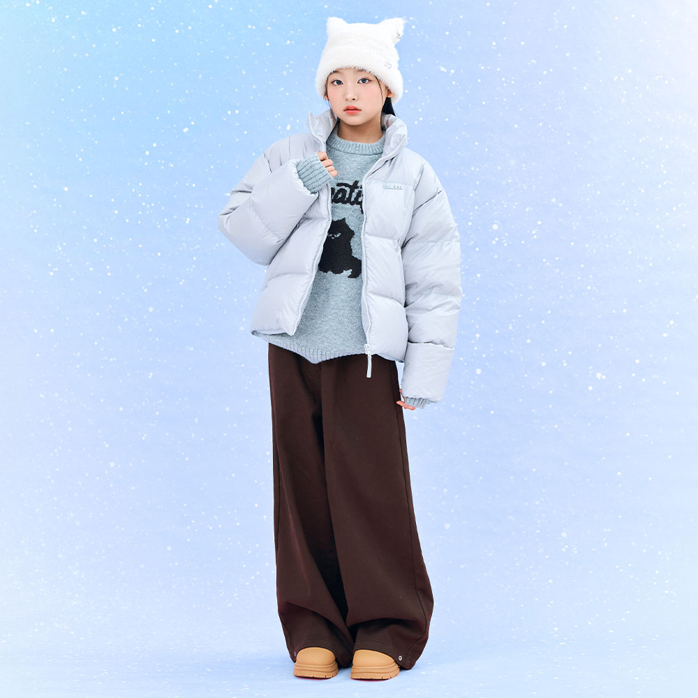 [온라인단독]더데이걸 벌룬 와이드 밑단 스냅 본딩 팬츠 TGTA26T1E