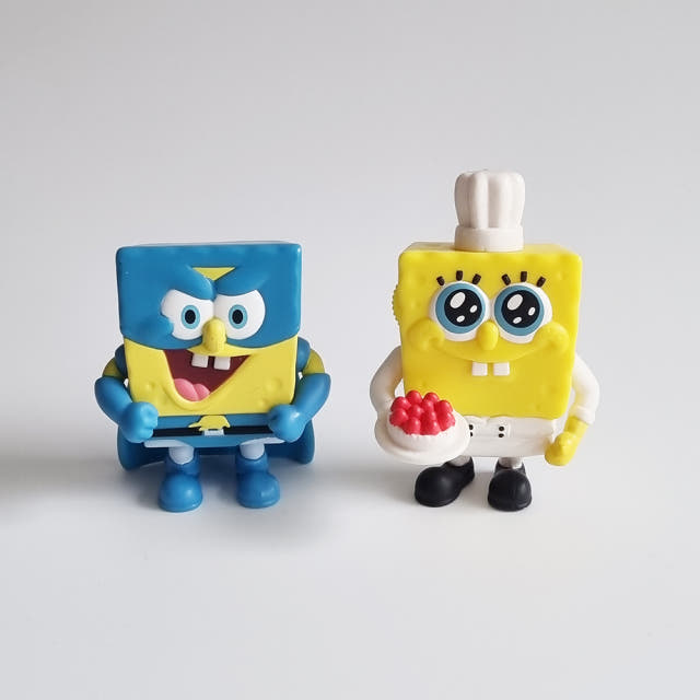 2012 SpongeBob Jobs Series Vintage Figure McDonald's Happy Meal Toy