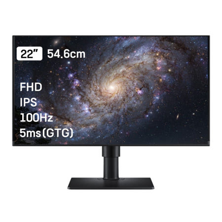삼성전자 에센셜 S22D4000 모니터 S4 54.6cm 22인치 FHD S40GD 100Hz 피벗 재고보유