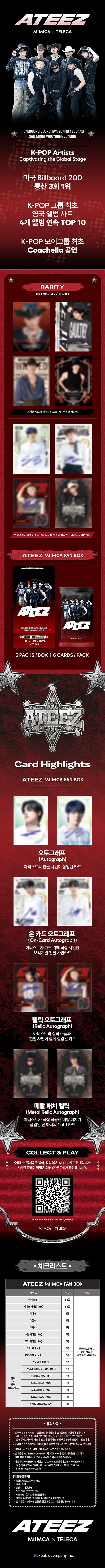 ANITEEZ Collectible Trading Cards — ATEEZ