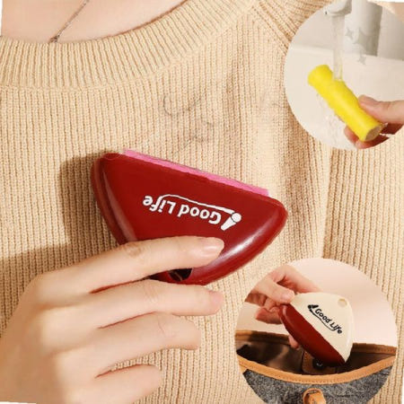 Hround 휴대용 의류 먼지클리너 옷 이불 소파 동물털 제거 반영구 재사용 청소용품
