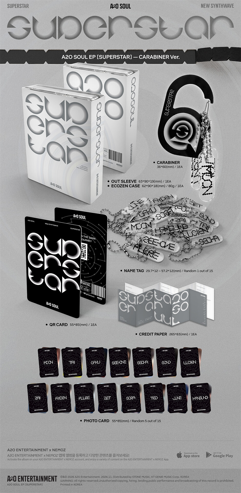 A2O SOUL CARABINER Version — ATEEZ