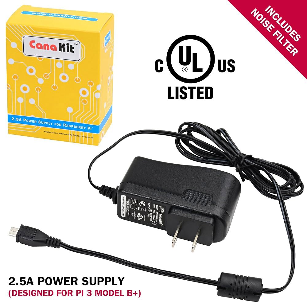 Raspberry Pi 3 B+ 스타터 키트 32GB CanaKit EVO+ 프리미엄 블랙 케이스 - 상세 이미지 3