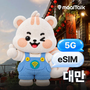 대만이심 eSIM 가오슝 타이베이 5G Chunghwa 1일500MB 핫