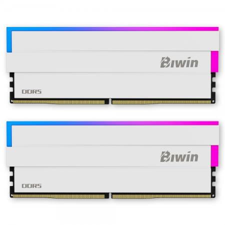 BIWIN DDR5-6000 CL28 DW100 RGB 화이트 패키지 (48GB(24Gx2))
