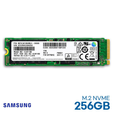 삼성전자 [중고]하드디스크 SSD M.2 NVME 2280 256GB 삼성 <b>PM961</b>