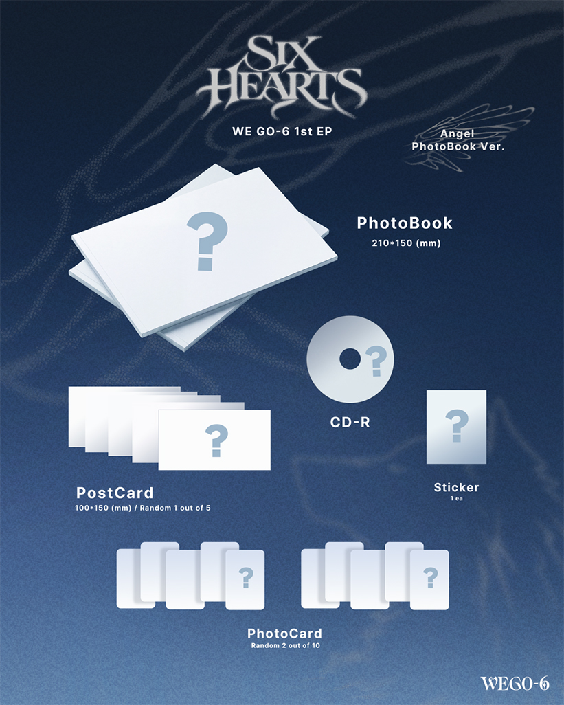 WE GO-6 Angel PhotoBook Version — 위고식스