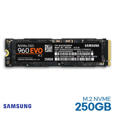 <b>삼성</b><b>전자</b> [중고]하드디스크 SSD M.2 NVME 2280 내장 250GB <b>삼성</b> <b>EVO</b> <b>960</b>