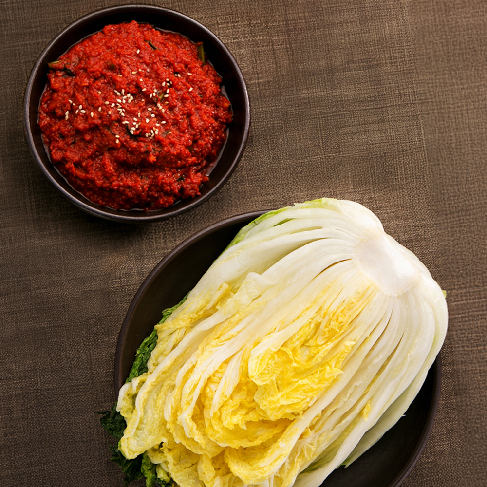 국내산 절임배추5kg+전라도 김장양념2kg HACCP 원스톱 김장키트 버무려만 주면 끝 - 상품 이미지