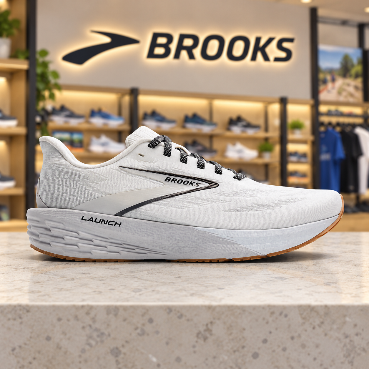 브룩스 런치11 남성 러닝화 화이트 BRM4503