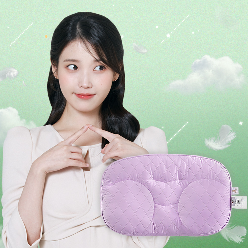 슬립앤슬립 아이유 깊은잠베개 퍼플 S+면 베개커버 1P 이미지 1