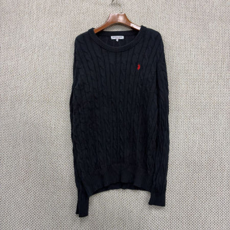 US POLO [중고]유에스 폴로 꽈배기 니트 스웨터 L H10263