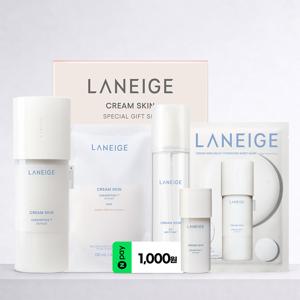 LANEIGE Cream Skin Special Set (Full Size 170ml + Refill 130ml) / LANEIGE Best Moisturizing Toner — Main product photo