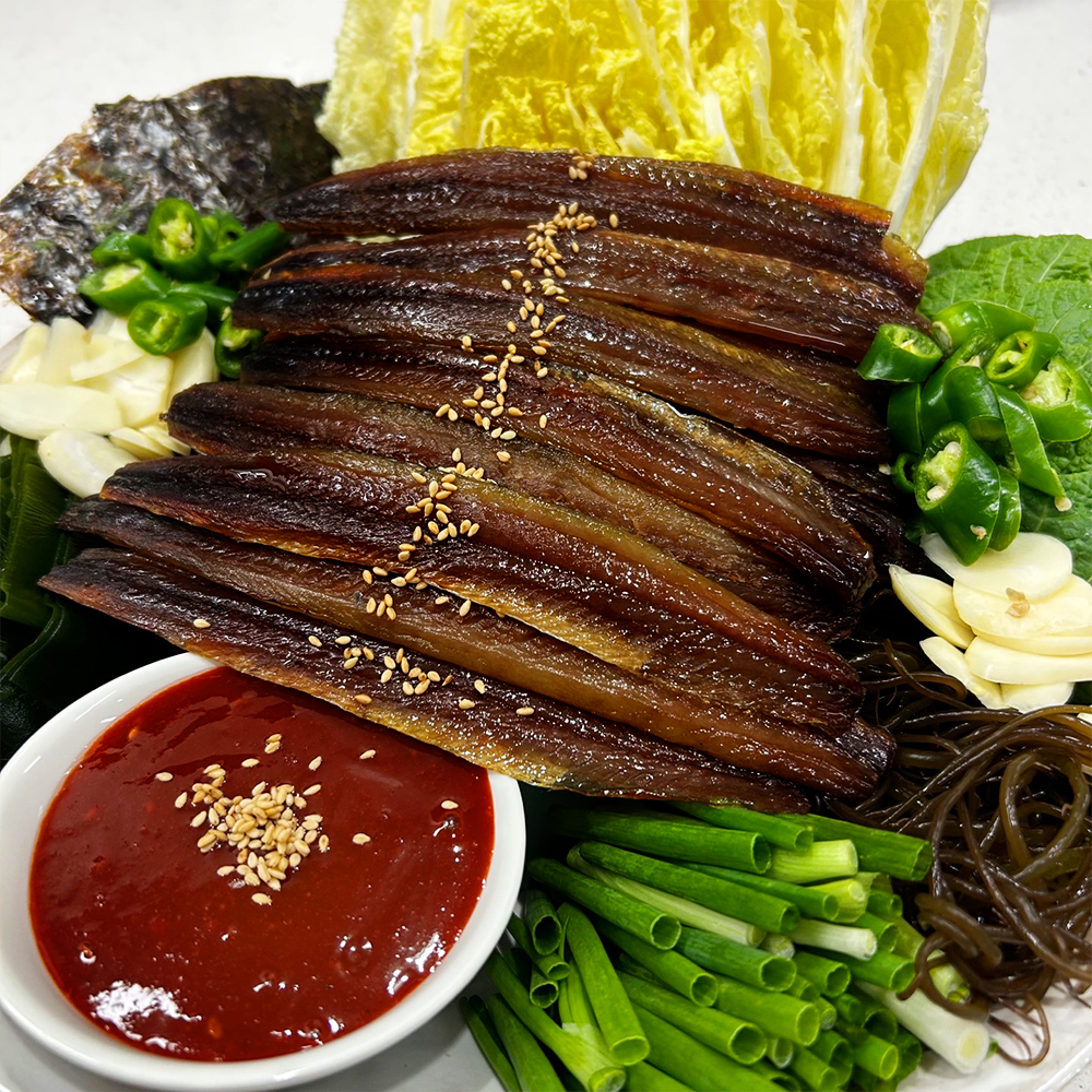 포항 과메기 손질 구룡포 햇과메기 야채 세트 26년 700g, 1개 - 상품 이미지