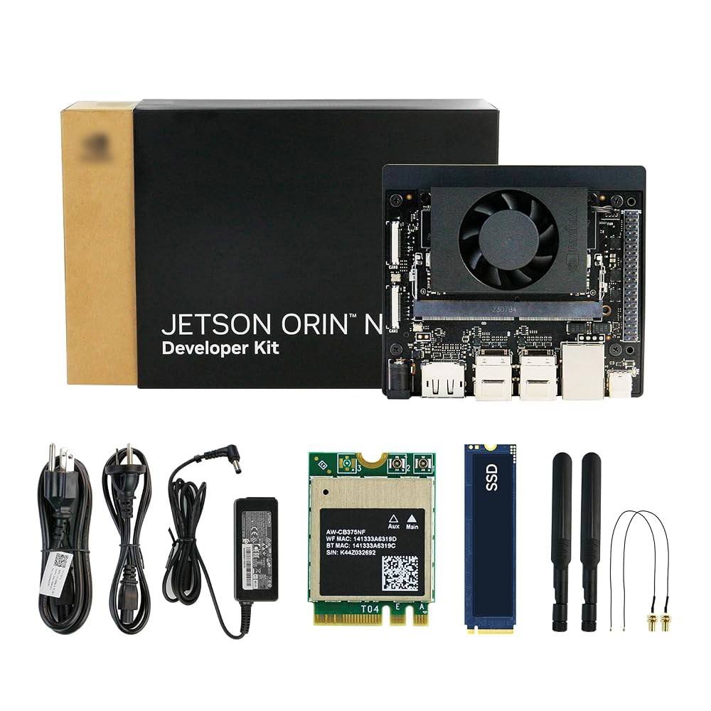 제트슨 오린 나노 슈퍼 개발보드 8GB 67TOPS 엣지 AI 개발키트 Yahboom Without SSD Kit - 상품 이미지
