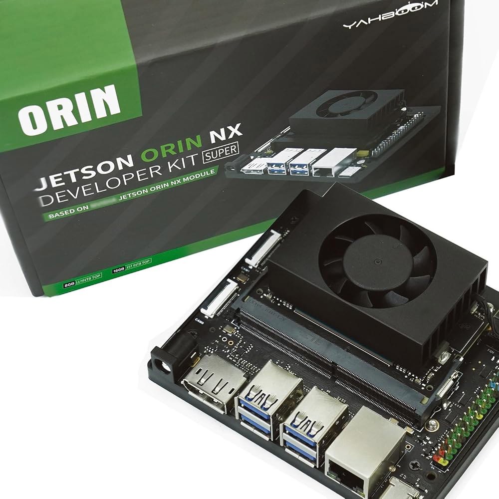 제트슨 오린 NX AI 개발키트 8GB 117TOPS 우분투 22.04 ROS 프로그래밍 Yahboom 베이직 1 Orin NX 8GB without SSD - 상품 이미지